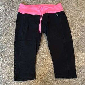Women’s Black and Pink Danskin leggings size M